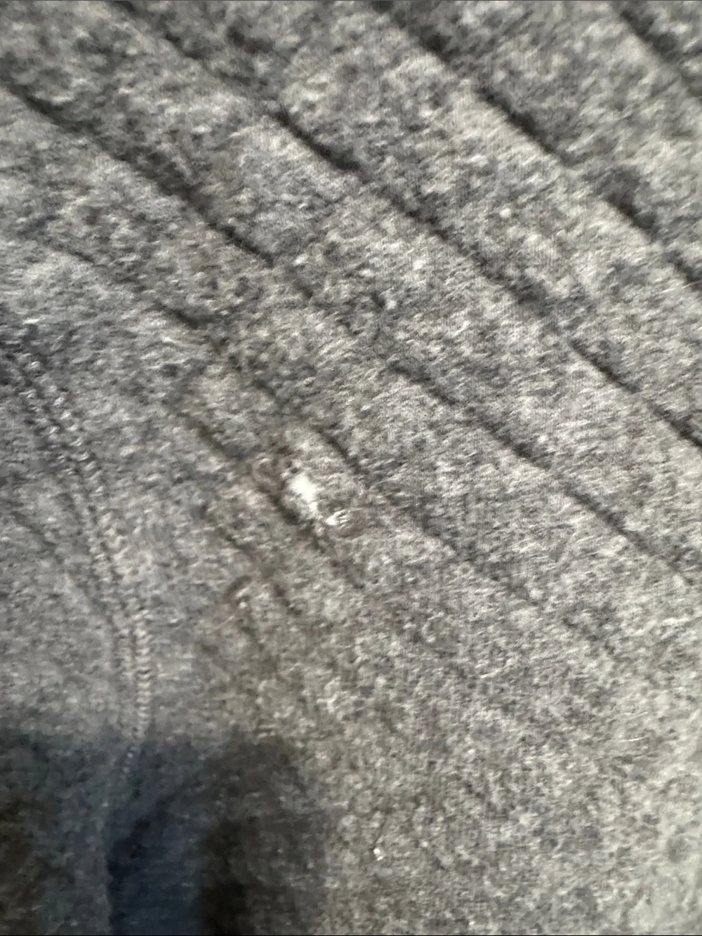 J. Crew Quilted Half-Zip Sweater - Gray